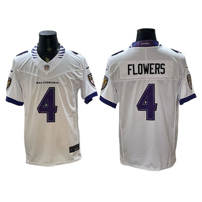 Custom 2026 Vapor Purple White Limited Football Jersey -All Stitched
