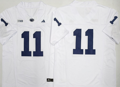Custom Name Number 2026 Penn State Nittany Lions White Navy Limited Football Jersey -All Stitched