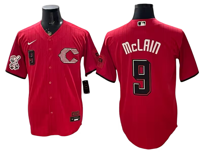 Custom Reds Red 2026 City Connect Stadium Jersey - All Stitched