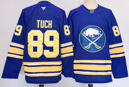 Custom 2026 Sabres Home Royal Premium All Stitched Hockey Jersey