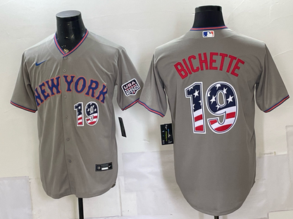 Custom Gray Black Orange USA 250 Fourth of July Baseball Jersey -All Stitched