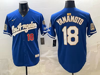 Custom Royal White 2026 Gold Collection Stadium Jersey - All Stitched