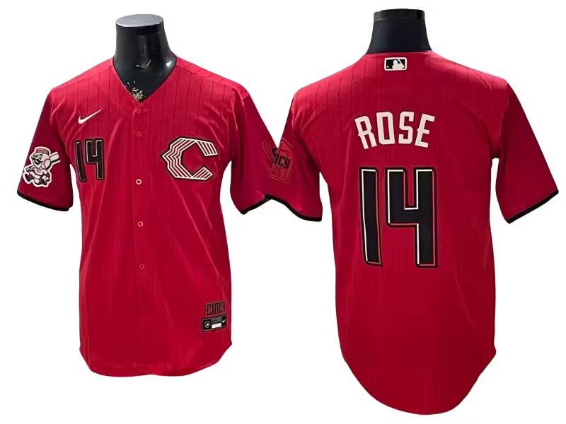 Custom Reds Red 2026 City Connect Stadium Jersey - All Stitched