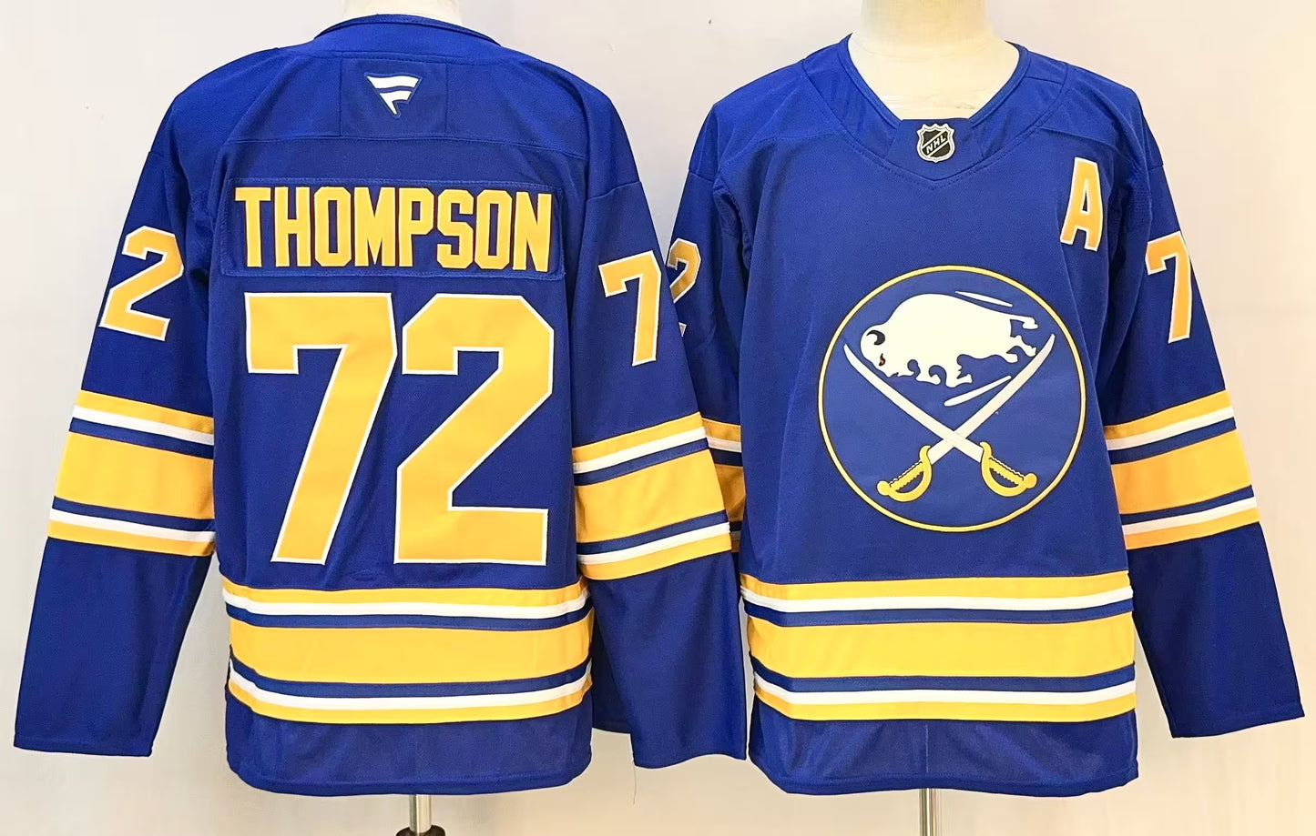 Custom 2026 Sabres Home Royal Premium All Stitched Hockey Jersey