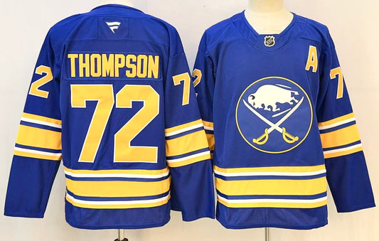 Custom 2026 Sabres Home Royal Premium All Stitched Hockey Jersey