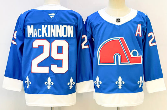 Custom Avalanche Blue Alternate Heritage All Stitched Hockey Jersey