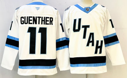 Custom 2026 Mammoth Away White Premium All Stitched Hockey Jersey