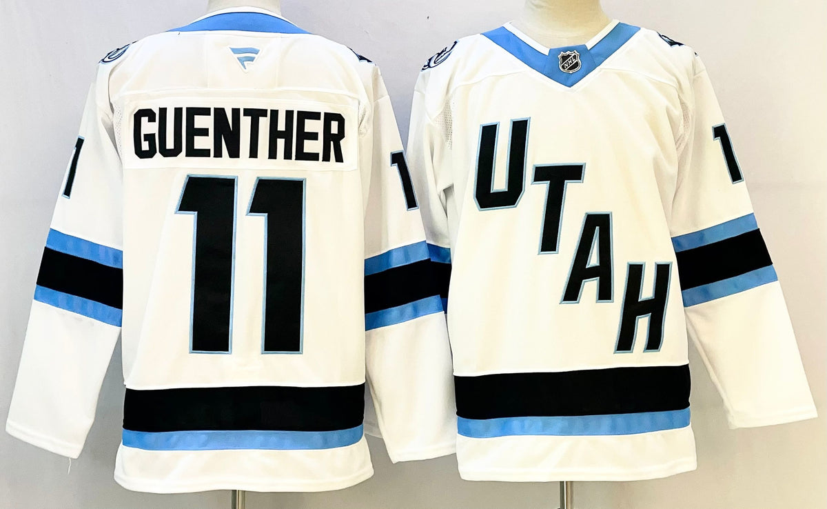 Custom Clayton Keller Logan Cooley Mammoth Black Home White Hockey Jersey -All Stitched