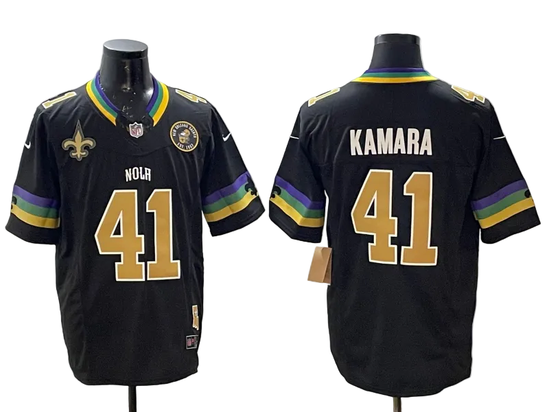 Alvin Kamara Nola Black New Orleans City Limited Jersey -All Stitched