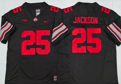 Men's Bo Jackson Vapor Jersey #25 Black Red Gray White Stranger Things Edition-All Stitched