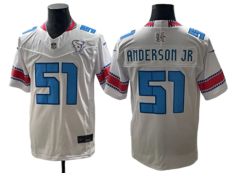 Custom 2026 Rivalries White Vapor Limited Jersey -All Stitched