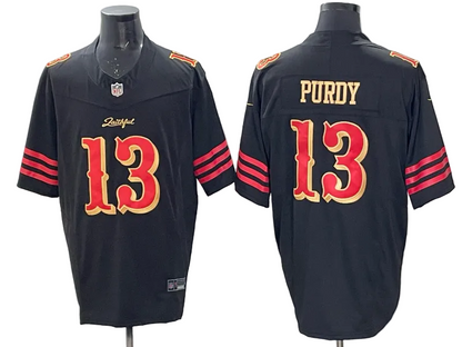 Custom Fred Warner 49ers Black Rivalries Collection Limited Football Jersey -All Stitched
