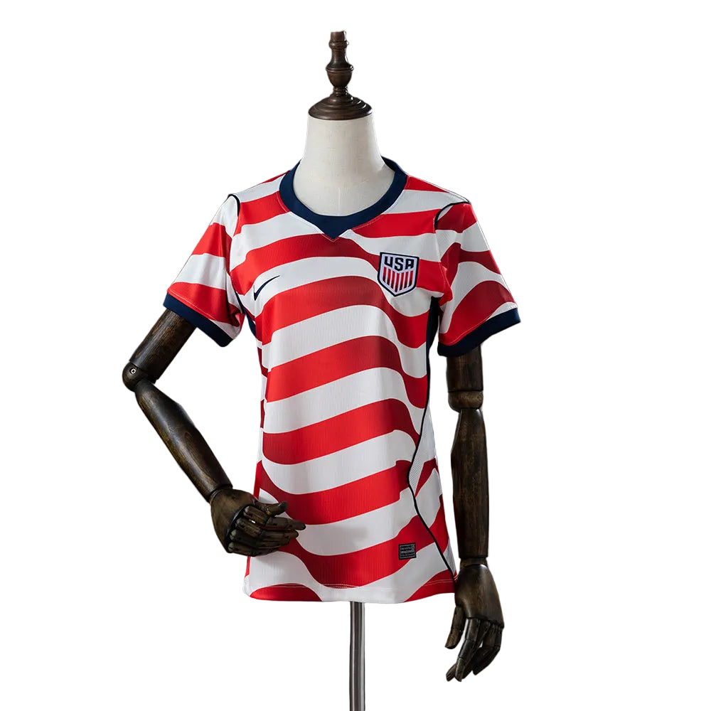 Custom Women‘s USA 2026 Home White Soccer Jersey – Personalized Name & Number