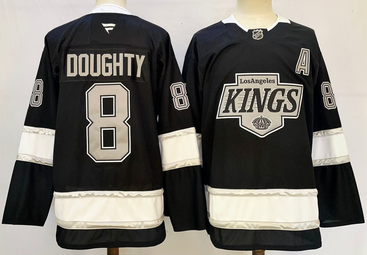 Custom Drew Doughty Kings Home Black Hockey Jersey -All Stitched