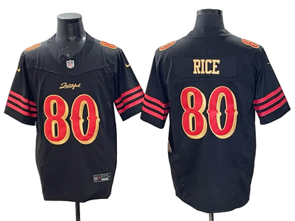 Custom Fred Warner 49ers Black Rivalries Collection Limited Football Jersey -All Stitched