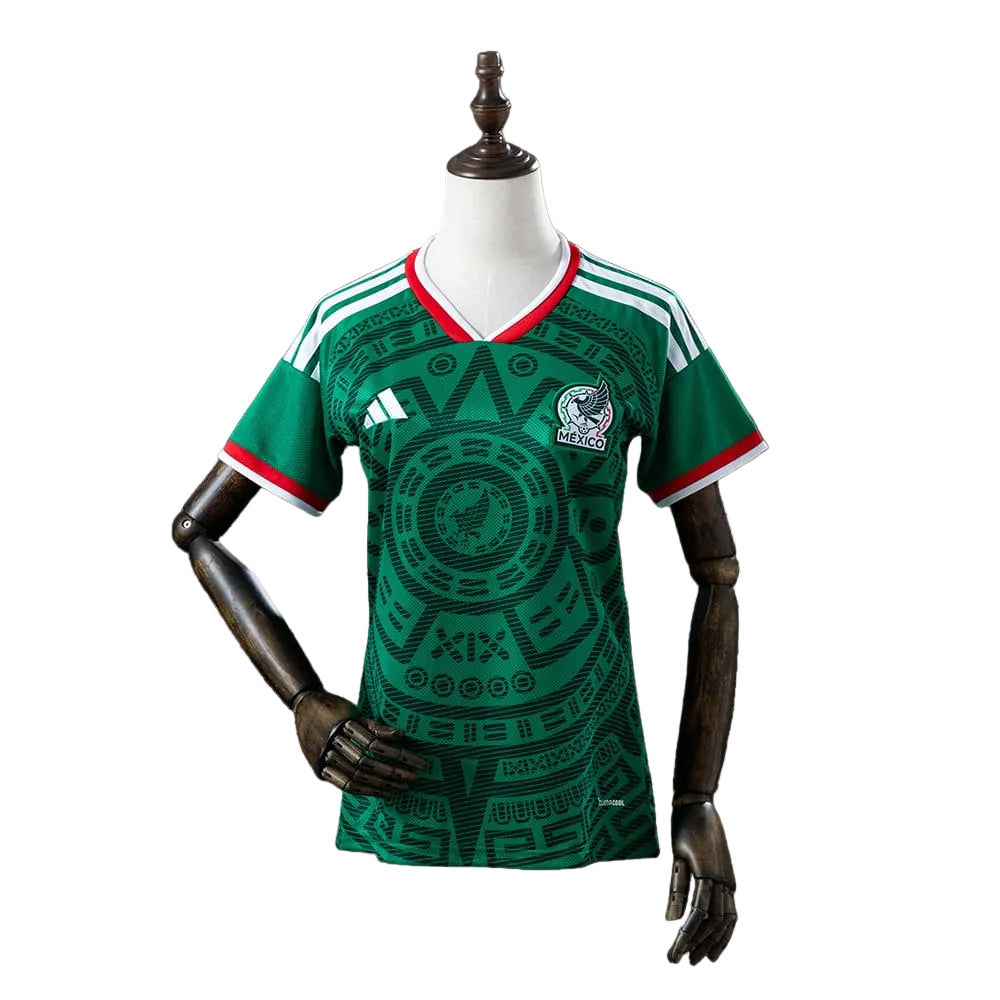 Custom Women‘s Mexico 2026 Home Green Soccer Jersey – Personalized Name & Number