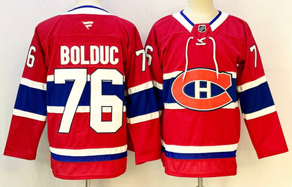 Custom 2026 Canadien Jakub Dobes Home Red Premium All Stitched Hockey Jersey