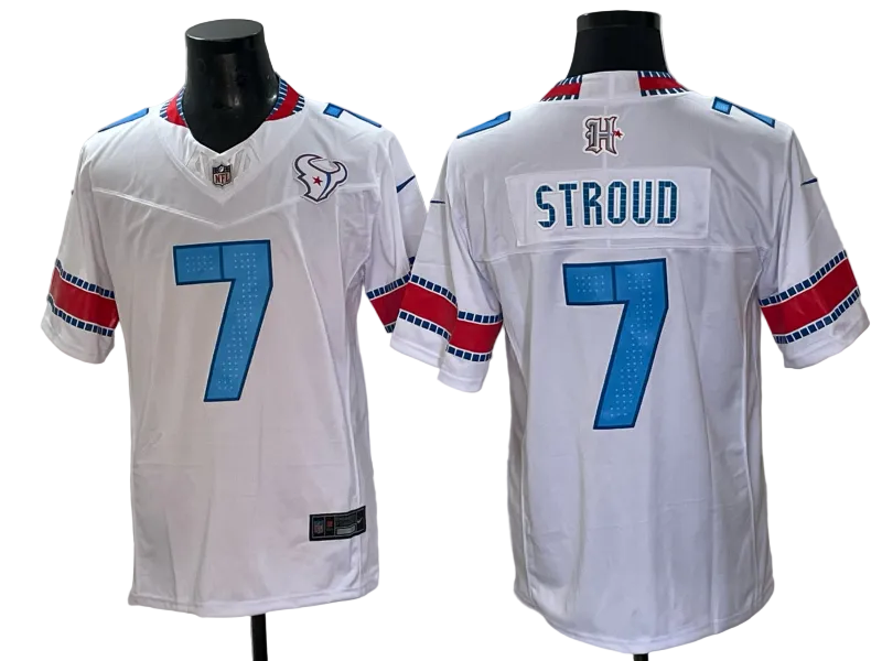 Custom 2026 Rivalries White Vapor Limited Jersey -All Stitched