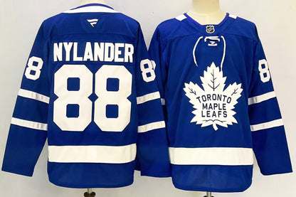 Custom Gavin McKenna Maple Leafs Home Blue White Alternate Black Hockey Jersey -All Stitched