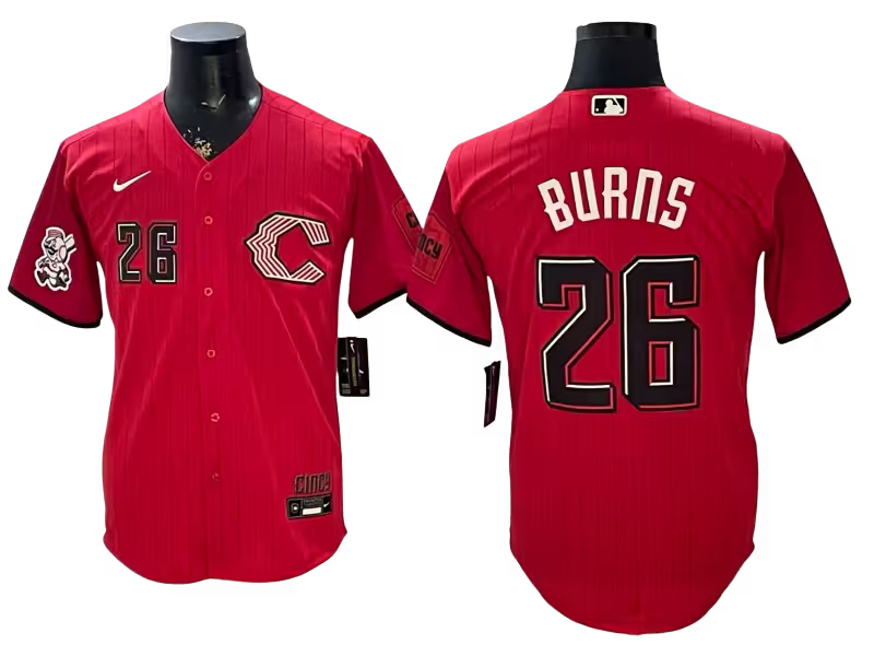 Custom Reds Red 2026 City Connect Stadium Jersey - All Stitched