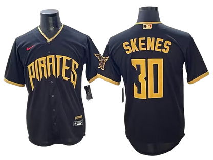 Custom Pirate Black 2026 City Connect Stadium Jersey - All Stitched