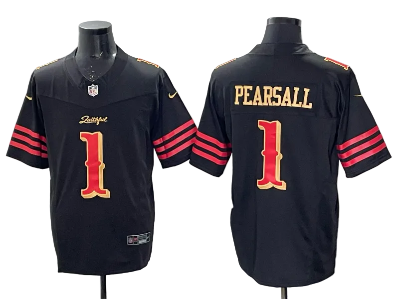 Custom Fred Warner 49ers Black Rivalries Collection Limited Football Jersey -All Stitched
