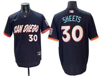 Custom Padre Obsidian 2026 City Connect Stadium Jersey - All Stitched