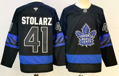 Custom 2026 MapleLeafs Alternate Black Premium All Stitched Hockey Jersey
