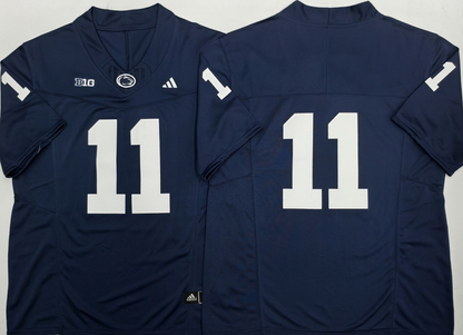 Custom Name Number 2026 Penn State Nittany Lions White Navy Limited Football Jersey -All Stitched
