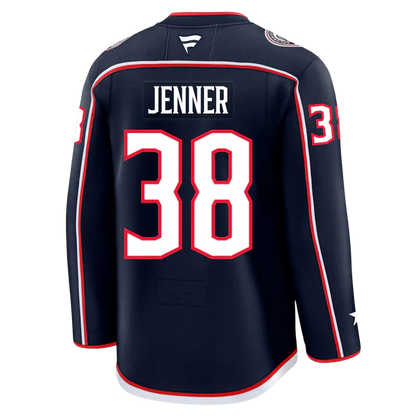 Custom 2026 Jackets Home Navy Premium All Stitched Hockey Jersey