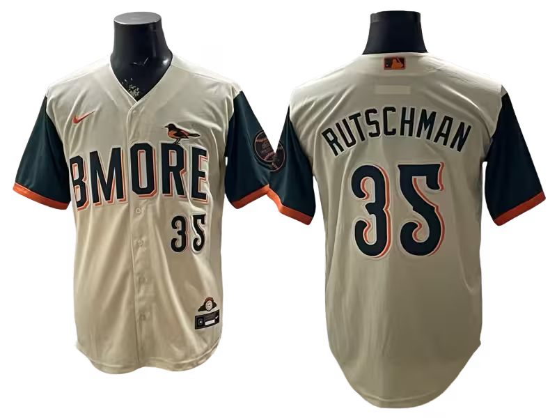 Custom Orioles Cream 2026 City Connect Stadium Jersey - All Stitched