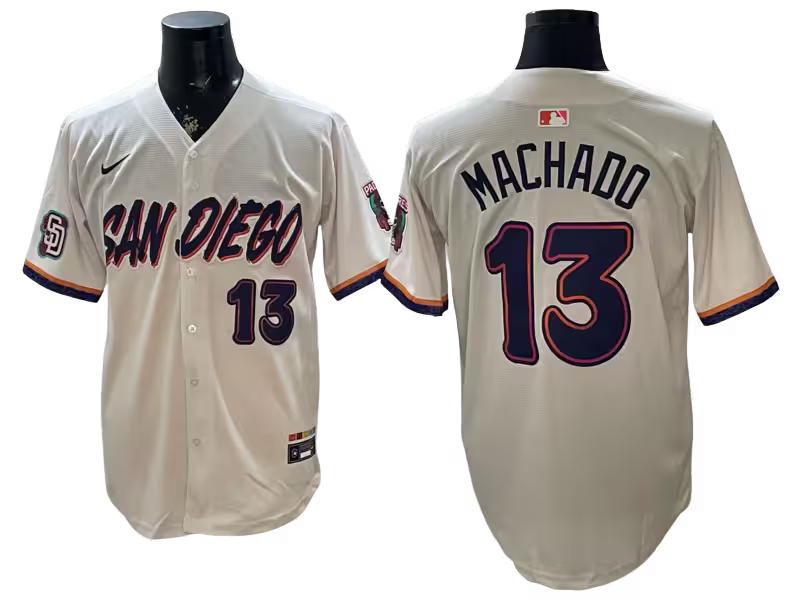 Custom Padres Cream 2026 City Connect Stadium Jersey - All Stitched