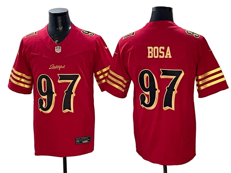 Custom Fred Warner 49ers Scarlet Rivalries Collection Limited Football Jersey -All Stitched