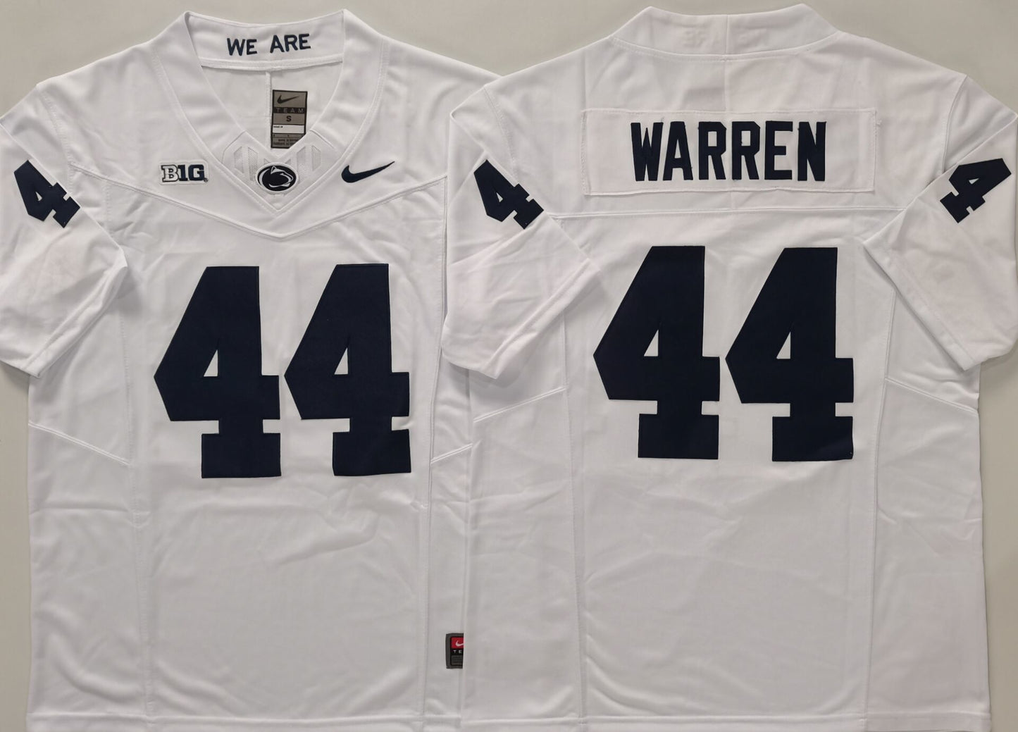 Men's Tyler Warren #44 Penn State Nittany Lions Vapor Navy White Football Jersey -All Stitched
