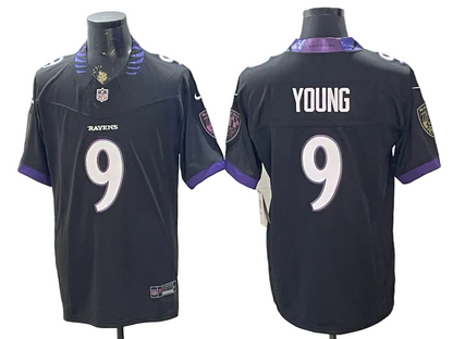 Custom 2026 Vapor Purple White Limited Football Jersey -All Stitched