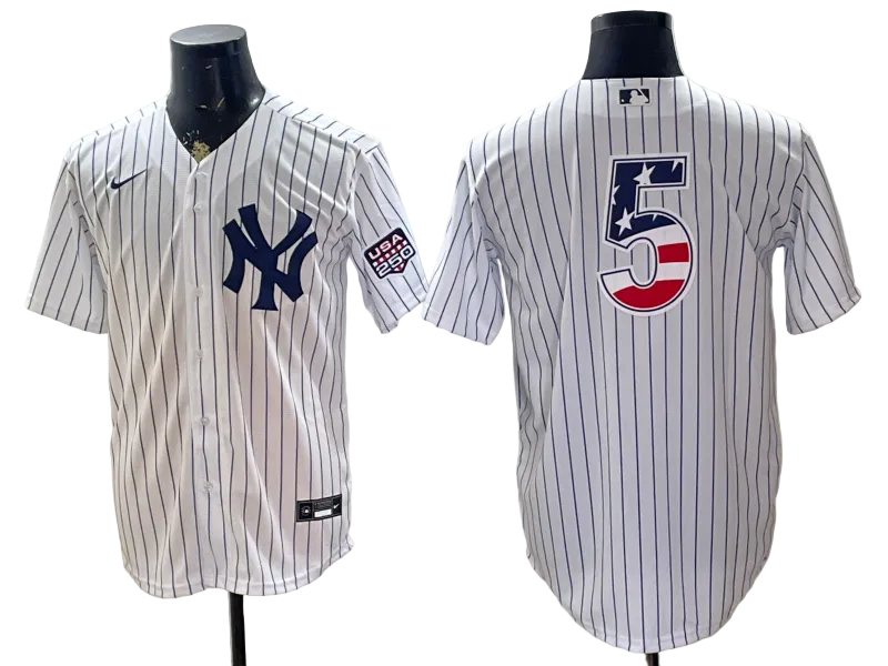 Custom USA 250 Fourth of July Baseball Jersey -All Stitched