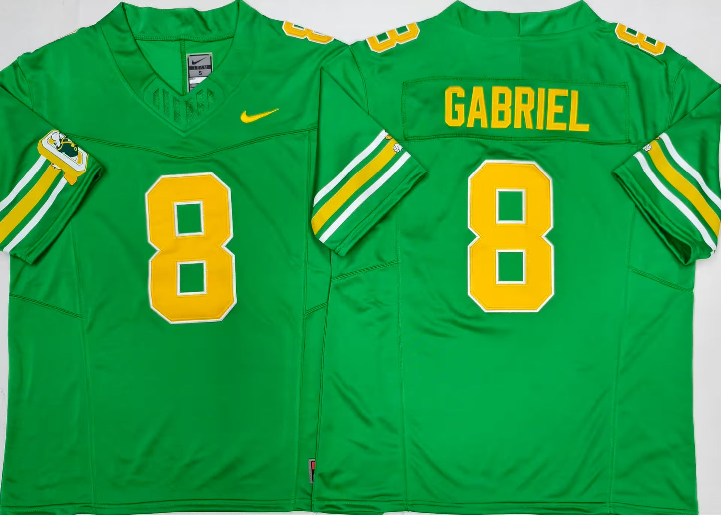 Men's Dillon Gabriel #8 Oregon Ducks Green Vapor Jersey -All Stitched