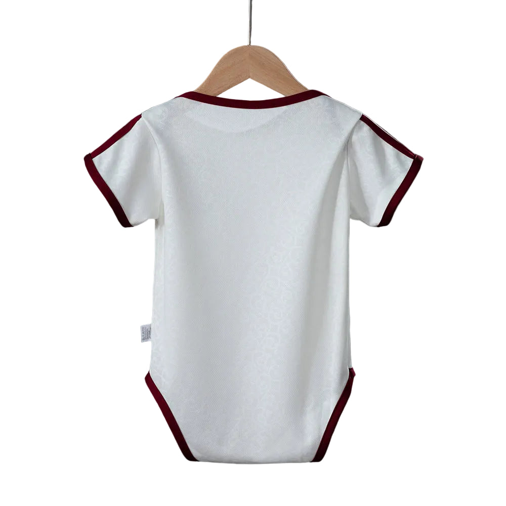 Custom Infant 2026 Spain Away White Soccer Jersey | Spain 2026 Baby Bodysuit