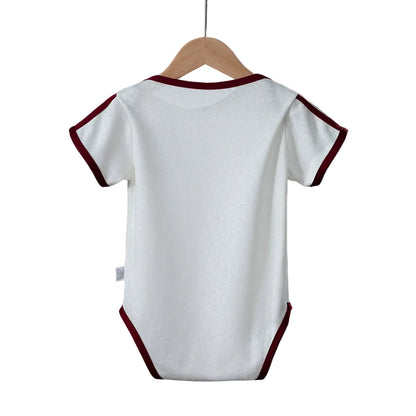 Custom Infant 2026 Spain Away White Soccer Jersey | Spain 2026 Baby Bodysuit