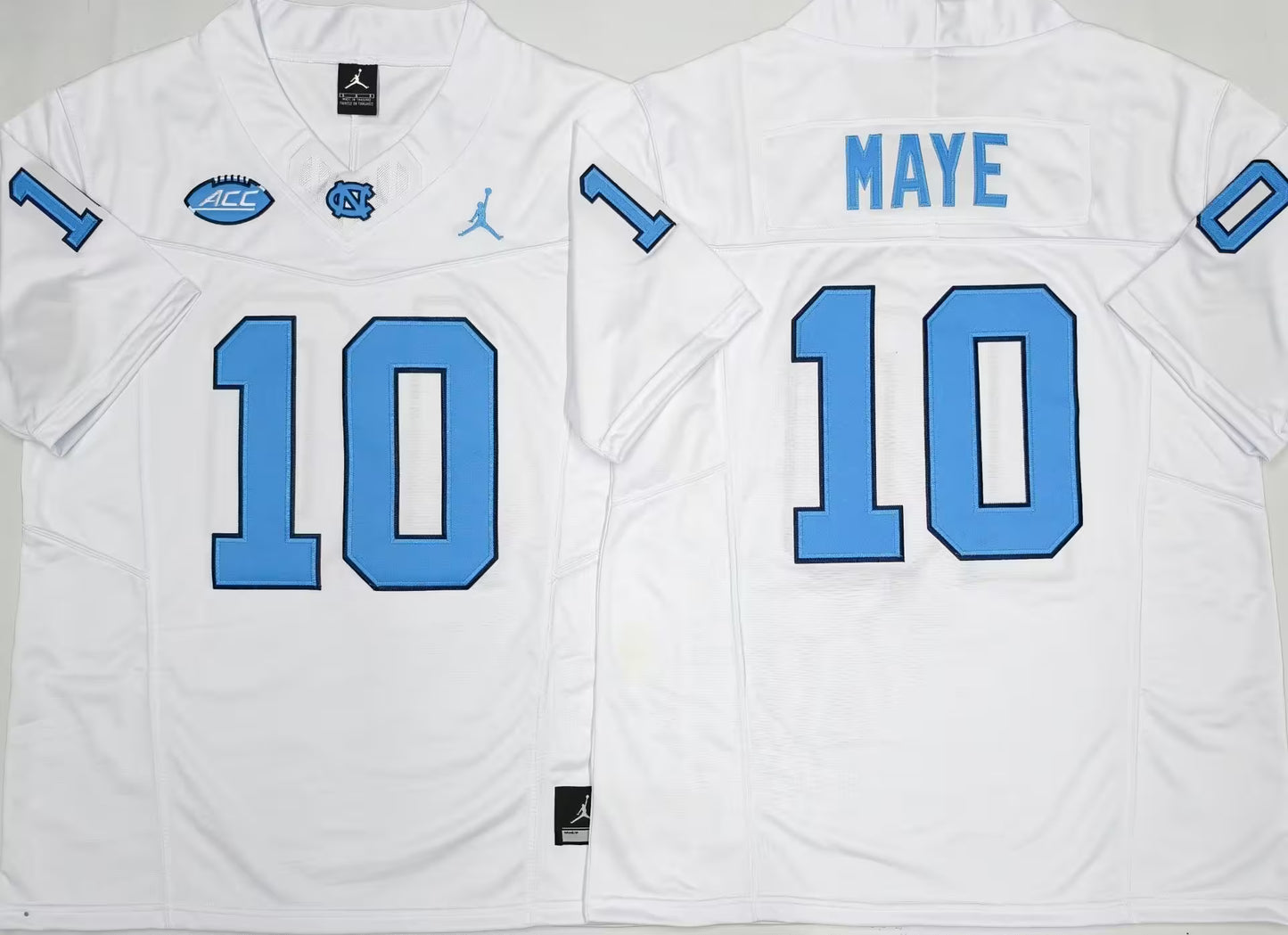 Men's Drake Maye White Vapor Jersey -All Stitched