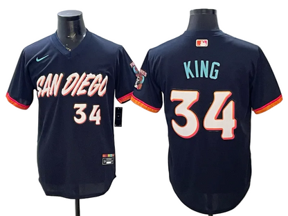 Custom Padre Obsidian 2026 City Connect Stadium Jersey - All Stitched
