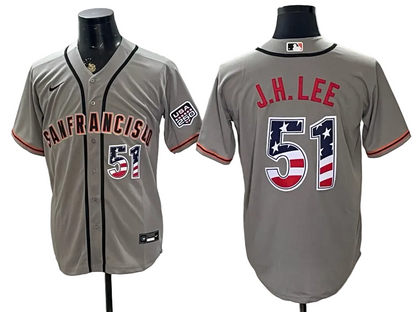 Custom USA 250 Fourth of July Baseball Jersey -All Stitched