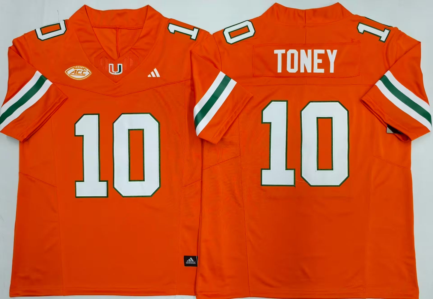 Men's Malachi Toney Orange Vapor Jersey -All Stitched