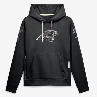 2026 Salute to Service Black Sideline Dri-FIT Pullover Hoodie