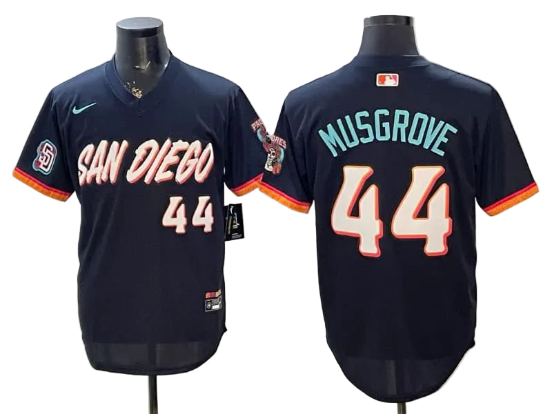 Custom Padre Obsidian 2026 City Connect Stadium Jersey - All Stitched