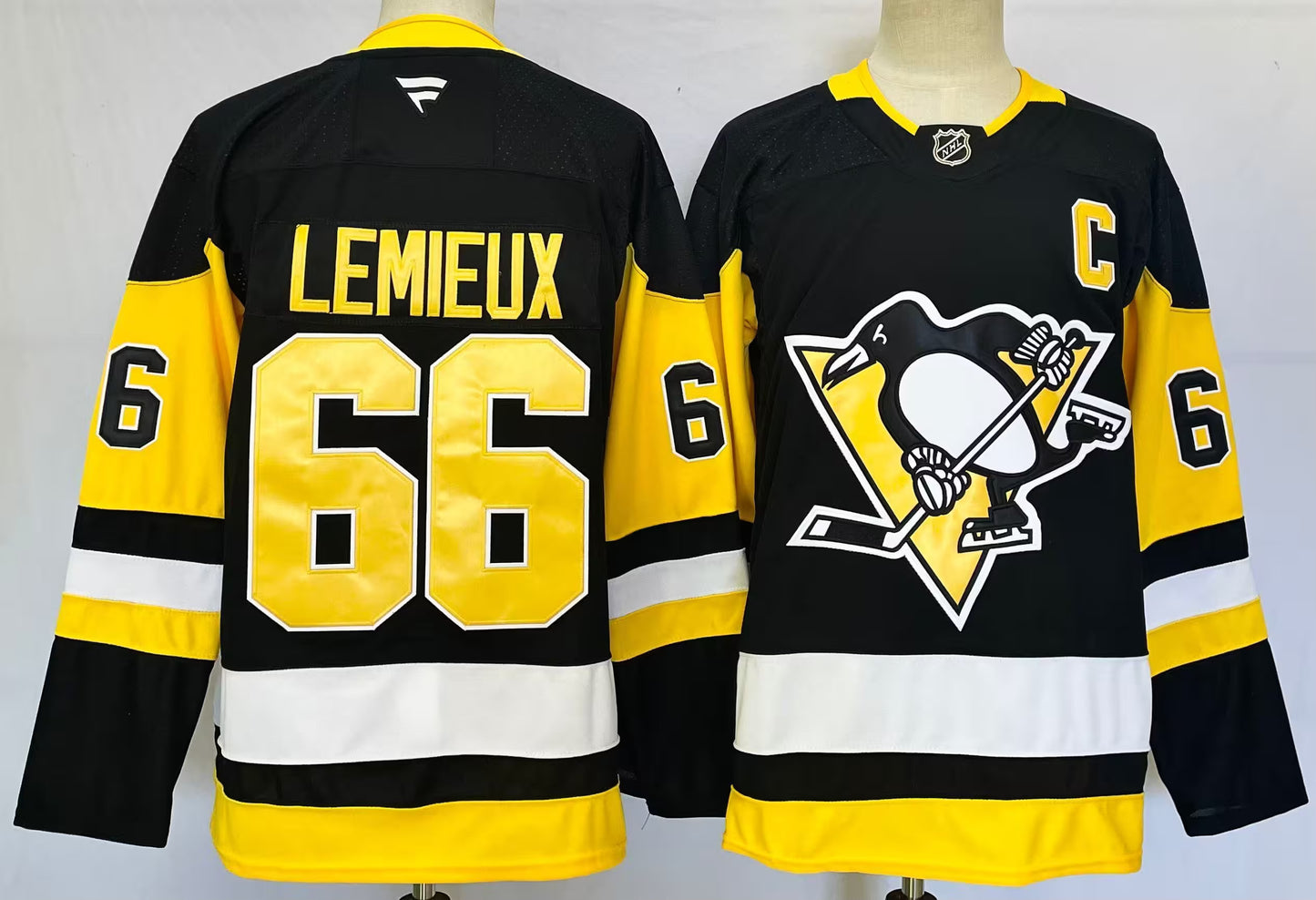 Custom 2026 Home Black Alternate Gold Premium All Stitched Hockey Jersey