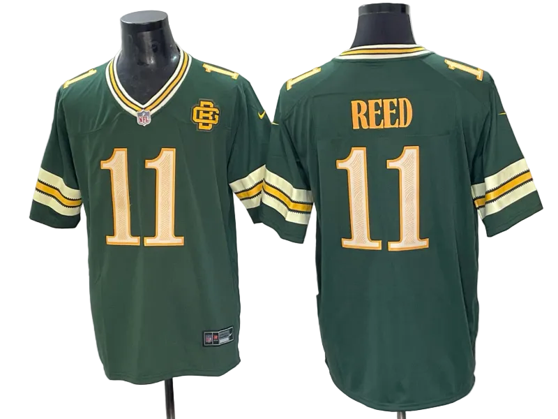 Custom 2026 Rivalries Packers Green Limited Football Jersey -All Stitched