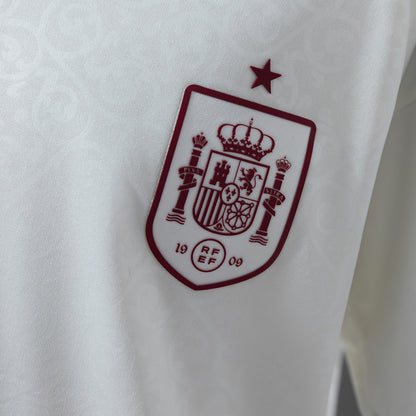 Spain Kids Kit Soccer Jersey Set - 2026 Away White | Custom Name & Number