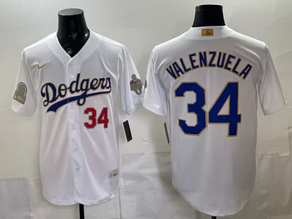 Custom Royal White 2026 Gold Collection Stadium Jersey - All Stitched