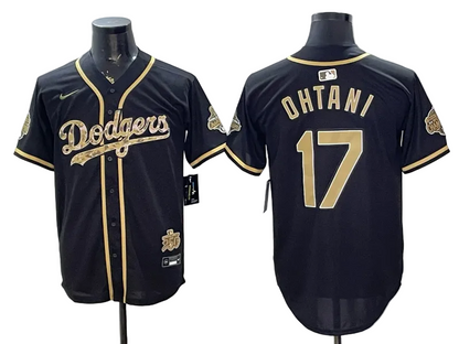 Shohei Ohtani #17 Black Camo 250th World Series Champions Jersey